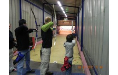 Tir pour les nouveaux archers Pantinois.