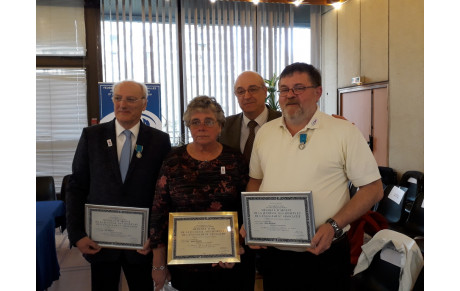 Des médailles pour nos bénévoles